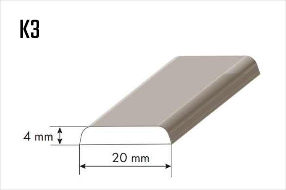 Lišta hoblovaná smrková krycí K3 – HČ 4287703, 7100503, 7450345