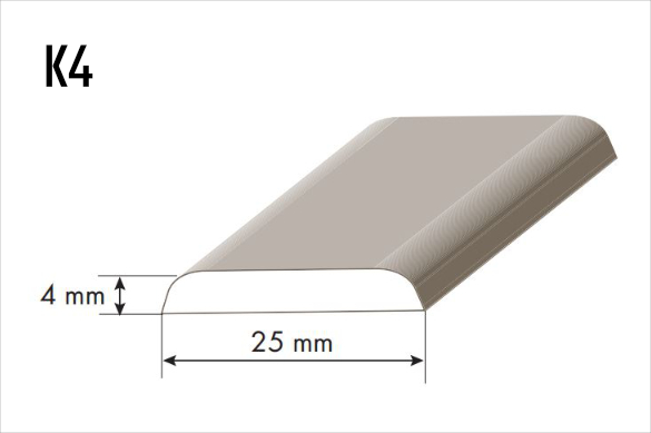 Lišta hoblovaná smrková krycí K4 – HČ 4287704, 7100504, 7450346