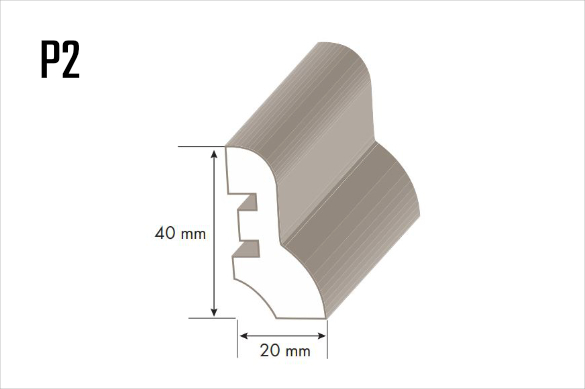 Lišta hoblovaná borová podlahová P2 – HČ 5052055, 5052060