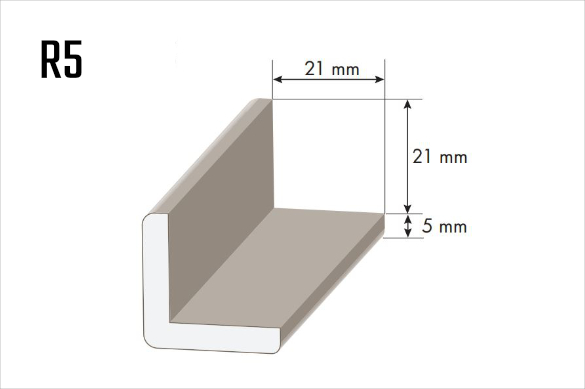 Lišta hoblovaná smrková rohová R5 – HČ 4268925, 4278937, 4287682, 7100497, 6855457