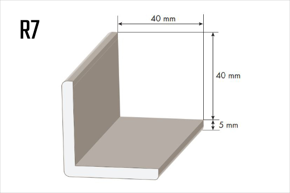 Lišta hoblovaná smrková rohová R7 – HČ 5052061, 5052067